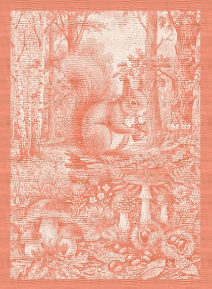 Serviette - Tesori del Bosco - Cuivre - NO Aida