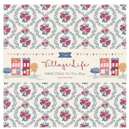 Tilda Village Life Fabric Stack