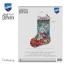 Bonhomme de neige en fleurs
