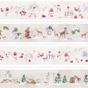 Streifen Winterzeit - 50x160cm.