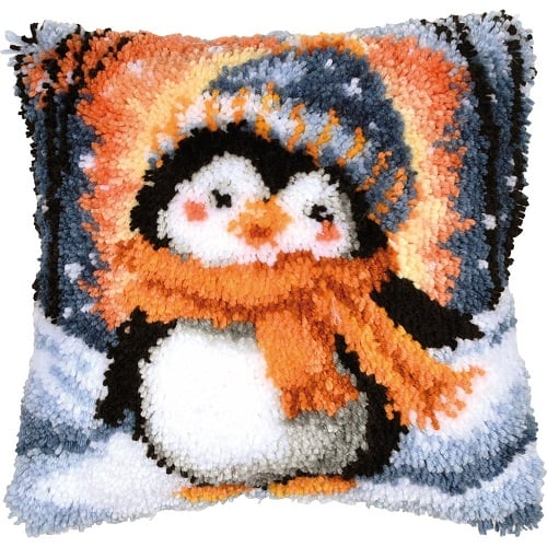 Coussin - Pingouin frileux