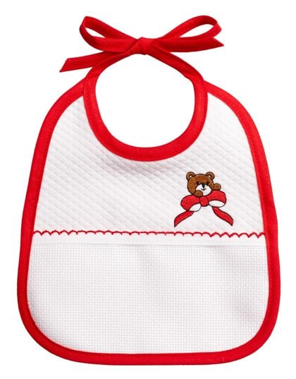 Bavoir - Mon premier Noël - Ours en peluche