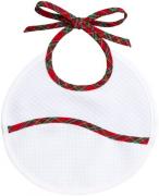 Bavoir Rond - Noël - Tartan